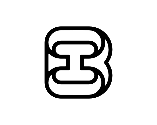 Letter BH HB Logo
