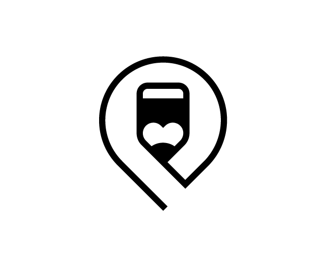 Modern Pin Pen Logo